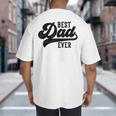 Dad From Kids Best Dad Ever Father's Day Big And Tall Men's T-Shirt Back Print