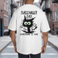 Dad Threenager Dad Daddy Of A Threenager Big And Tall Men's T-Shirt Back Print