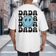 Dada One Happy Dude 1st Birthday Family Matching Big And Tall Men's T-Shirt Back Print