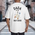 Dada Of The Silly Goose First Birthday Family Matching Big And Tall Men's T-Shirt Back Print