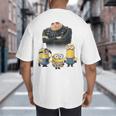 Despicable Me Minions Father's Day 1 Dad Cardboard Sign Big And Tall Men's T-Shirt Back Print