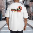 Disc Golf I'd Hit That Frisbee Golfer Retro Men Dad Big And Tall Men's T-Shirt Back Print Disc Golf I'd Hit That Frisbee Golfer Retro Men Dad Big And Tall Men's T-Shirt Back Print
