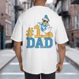 Disney Donald Duck Number One Dad Sunglasses Father's Day Big And Tall Men's T-Shirt Back Print