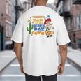 Disney And Pixar's Toy Story Dad Of The Birthday Cowgirl Big And Tall Men's T-Shirt Back Print