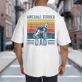 Dog Airedale Terrier Dad Vintage Airedale Terrier Dad Big And Tall Men's T-Shirt Back Print Dog Airedale Terrier Dad Vintage Airedale Terrier Dad Big And Tall Men's T-Shirt Back Print