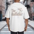 Father Day The Rodfather Dad Fishing From Daughter Son Big And Tall Men's T-Shirt Back Print
