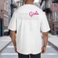 Father's Day Dad From Girl Outnumbered Big And Tall Men's T-Shirt Back Print