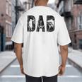 Fishing Dad Birthday Classic Bold Font Fish Daddy Big And Tall Men's T-Shirt Back Print