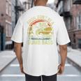 Fishing Father Day Tee Bruh Don't Be a Dumb Bass Dad Big And Tall Men's T-Shirt Back Print