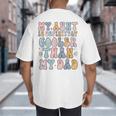 Funny Auntie My Aunt Is Definitely Cooler Than My Dad Big And Tall Men's T-Shirt Back Print