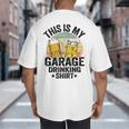 Garage Drinker Dad Vintage Beer This Is My Garage Drinking Big And Tall Men's T-Shirt Back Print Garage Drinker Dad Vintage Beer This Is My Garage Drinking Big And Tall Men's T-Shirt Back Print