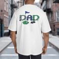 Golf Dad Hole In One Golf First Birthday Boy Party Big And Tall Men's T-Shirt Back Print Golf Dad Hole In One Golf First Birthday Boy Party Big And Tall Men's T-Shirt Back Print