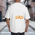 Gymnastics Dad For Gymnastic Father Parents Big And Tall Men's T-Shirt Back Print