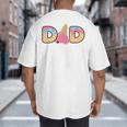 Ice Cream Dad 1st Birthday Matching Family Big And Tall Men's T-Shirt Back Print