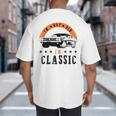 I'm Not Old I'm Classic Muscle Cars Retro Dad Vintage Car Big And Tall Men's T-Shirt Back Print