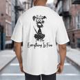 Its Fine Im Fine Everythings Fine Dog Mom Dad Lovers Big And Tall Men's T-Shirt Back Print