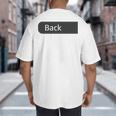 Just A Regular Dad Trying Not To Raise Liberals On Back Big And Tall Men's T-Shirt Back Print