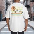 Life Better Aussiedoodle Vintage Dog Mom Dad Big And Tall Men's T-Shirt Back Print
