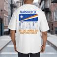 Marshallese Dad Marshall Islands Flag For Father's Day Big And Tall Men's T-Shirt Back Print Marshallese Dad Marshall Islands Flag For Father's Day Big And Tall Men's T-Shirt Back Print