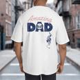Marvel Spider-Man Father's Day Amazing Dad Retro Big And Tall Men's T-Shirt Back Print