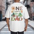 One Happy Dad Camper 1st Birthday Boy Camping Bear Big And Tall Men's T-Shirt Back Print