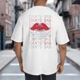 Pirate Dad Skull And Crossbones Tampa Gasparilla Captain Big And Tall Men's T-Shirt Back Print