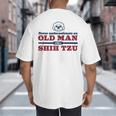 Shih Tzu Dad Shirt Never Underestimate An Old Man Gift Tee Big And Tall Men's T-Shirt Back Print Shih Tzu Dad Shirt Never Underestimate An Old Man Gift Tee Big And Tall Men's T-Shirt Back Print