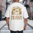 I Only Smoke The Good Stuff BBQ Barbeque Chef Dad Big And Tall Men's T-Shirt Back Print I Only Smoke The Good Stuff BBQ Barbeque Chef Dad Big And Tall Men's T-Shirt Back Print