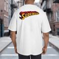 Super Dad Superdad Superhero Dad Big And Tall Men's T-Shirt Back Print