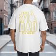 University Of Delaware Blue Hens 1 Dad Big And Tall Men's T-Shirt Back Print