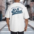 Volleyball Dad Daddy Father's Day Big And Tall Men's T-Shirt Back Print Volleyball Dad Daddy Father's Day Big And Tall Men's T-Shirt Back Print