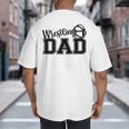Wrestling Dad Hobby Wrestle Wrestler Martial Arts Father Big And Tall Men's T-Shirt Back Print