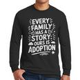 Adoptive Mom Adoption Dad And Adoption Day Foster Care Men Long Sleeve T-Shirt