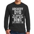 Archery Dad Dad Of An Archer Father Men Long Sleeve T-Shirt