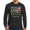 Army Graduation Proud Military Family Mom Dad Brother Sister Men Long Sleeve T-Shirt