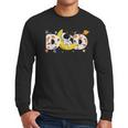 Astronaut Dad Space Birthday Planets Party Matching Family Men Long Sleeve T-Shirt