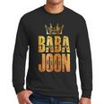 Baba Joon Persian Dad Iran Quote Iranian Fathers Day Men Long Sleeve T-Shirt