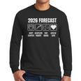 Baby Coming Soon 2026 Forecast Baby Shower New Dad Mom Men Long Sleeve T-Shirt