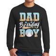 Baseball Ice Cream Drip Dad Of The Birthday Boy Baseball Men Long Sleeve T-Shirt