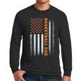 Basketball Dad USA US Flag Basketball Men Men Long Sleeve T-Shirt