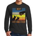 Best Cat Dad Ever Fist Bump For Fur Daddies Men Women Girls Kids Men Long Sleeve T-Shirt
