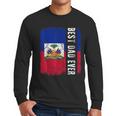 Best Haitian Dad Ever Haiti Daddy Father's Day Men Long Sleeve T-Shirt