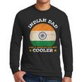 Best Indian Dad Ever Father's Day India Flag Pride Men Long Sleeve T-Shirt