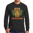 The Big Kahuna Hawaiian Tiki Dad Boss T-Shirt Men Long Sleeve T-Shirt