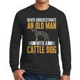 Blue Heeler Dad Australian Cattle Dog Men Men Long Sleeve T-Shirt
