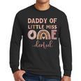 Boho Daddy Of Miss Onederful 1st Birthday Girl Cute Small Men Long Sleeve T-Shirt