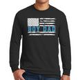 Boy Dad Proud Dad Of Boy Father Of Boy Shirt For Dad US Flag Men Long Sleeve T-Shirt