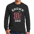 Brown University Bears Arched Dad Men Long Sleeve T-Shirt