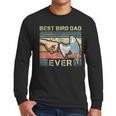 Budgie Dad Bird Lover Father Animal Enthusiast Bird Guy Men Long Sleeve T-Shirt