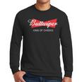 Buttwiper New Dad Beer Inspired Diaper Shower Men Long Sleeve T-Shirt